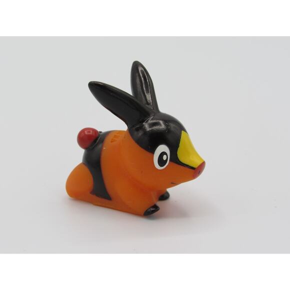 Tepig Pokemon Action Figure Nintendo Plug Bottom Figurine 1.5 Inches Unova - Picture 1 of 12